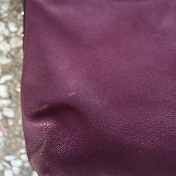 Kate Spade New York Burgundy Pebbled Leather Shoulder Bag - Picture 7 of 9